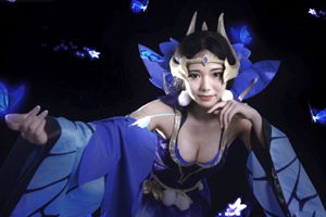 王者荣耀cos秀：梦中的蝴蝶翩翩起舞 貂蝉仲夏夜之梦cos美照欣赏