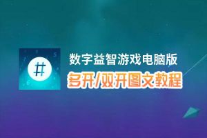 数字益智游戏怎么双开、多开？数字益智游戏双开助手工具下载安装教程