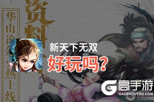 新天下无双好玩吗？新天下无双好不好玩评测