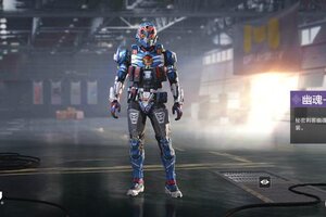 《使命召唤手游》蓝梦战姬配超级装甲，无论打谁都一点不怕！