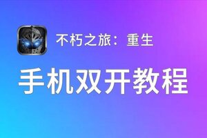 有没有不朽之旅：重生双开软件推荐 深度解答如何双开不朽之旅：重生