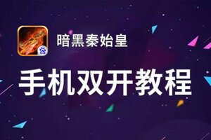 暗黑秦始皇如何双开 2021最新双开神器来袭