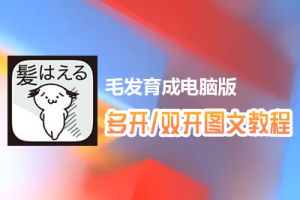 毛发育成怎么双开、多开？毛发育成双开、多开管理器使用图文教程