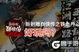 新射雕群侠传之铁血丹心好玩吗？新射雕群侠传之铁血丹心好不好玩评测