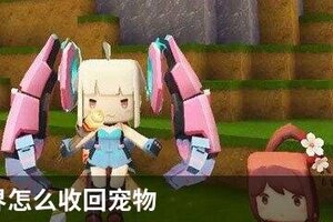 迷你世界怎么收回宠物