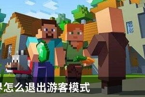 我的世界怎么退出游客模式
