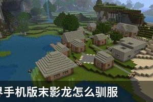 我的世界手机版末影龙怎么驯服