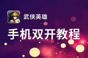 武侠英雄如何双开 2021最新双开神器来袭