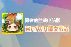 勇者的盆栽怎么双开、多开？勇者的盆栽双开、多开管理器使用图文教程