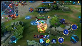 月爱解说：新露娜第一天就五杀啦，依旧可以无限连