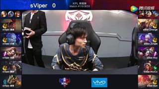KPL2017春季赛第10周 sViper 0-2 eStar 第2场