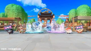 《蛋仔派对》新春奖池「锦绣长安录」蛋仔岛&局内关卡效果展示