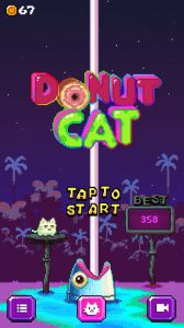 甜甜圈猫咪游戏截图-0