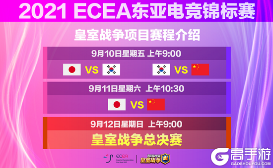 ECEA皇室战争项目三天赛程
