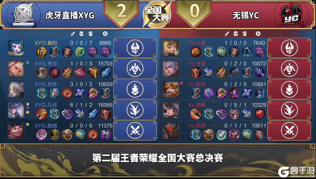 【战报】掌控全场！虎牙XYG 3:0 战胜无锡YC 晋级全国四强！