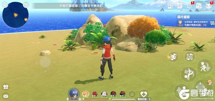 口袋新旅途--游戏评测--海边场景