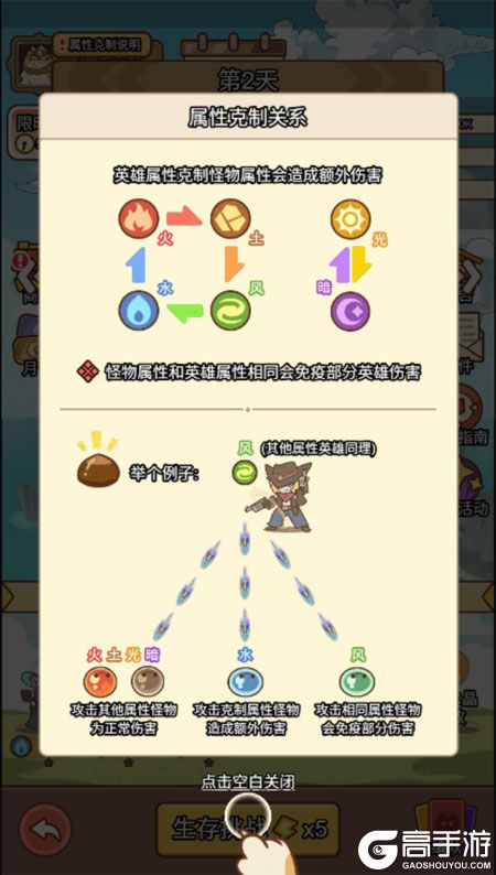 喵神的迷宫--游戏玩法--属性克制