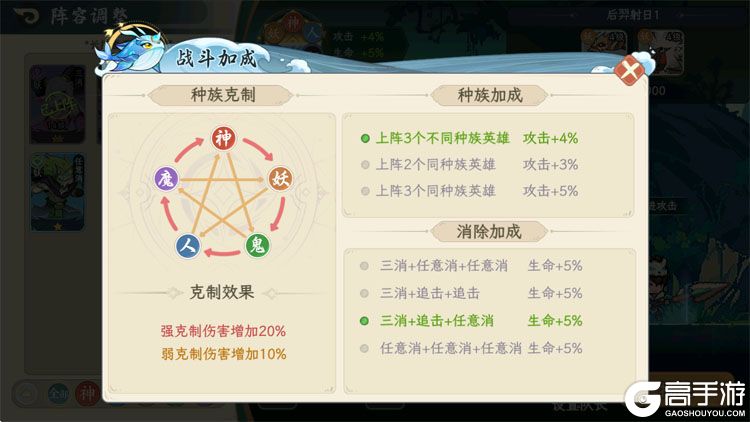 山海幻境--游戏玩法--克制关系