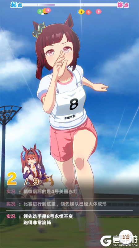 闪耀优俊少女--游戏评测--比赛画面