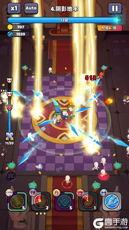 胡闹地牢--游戏玩法--战斗特效